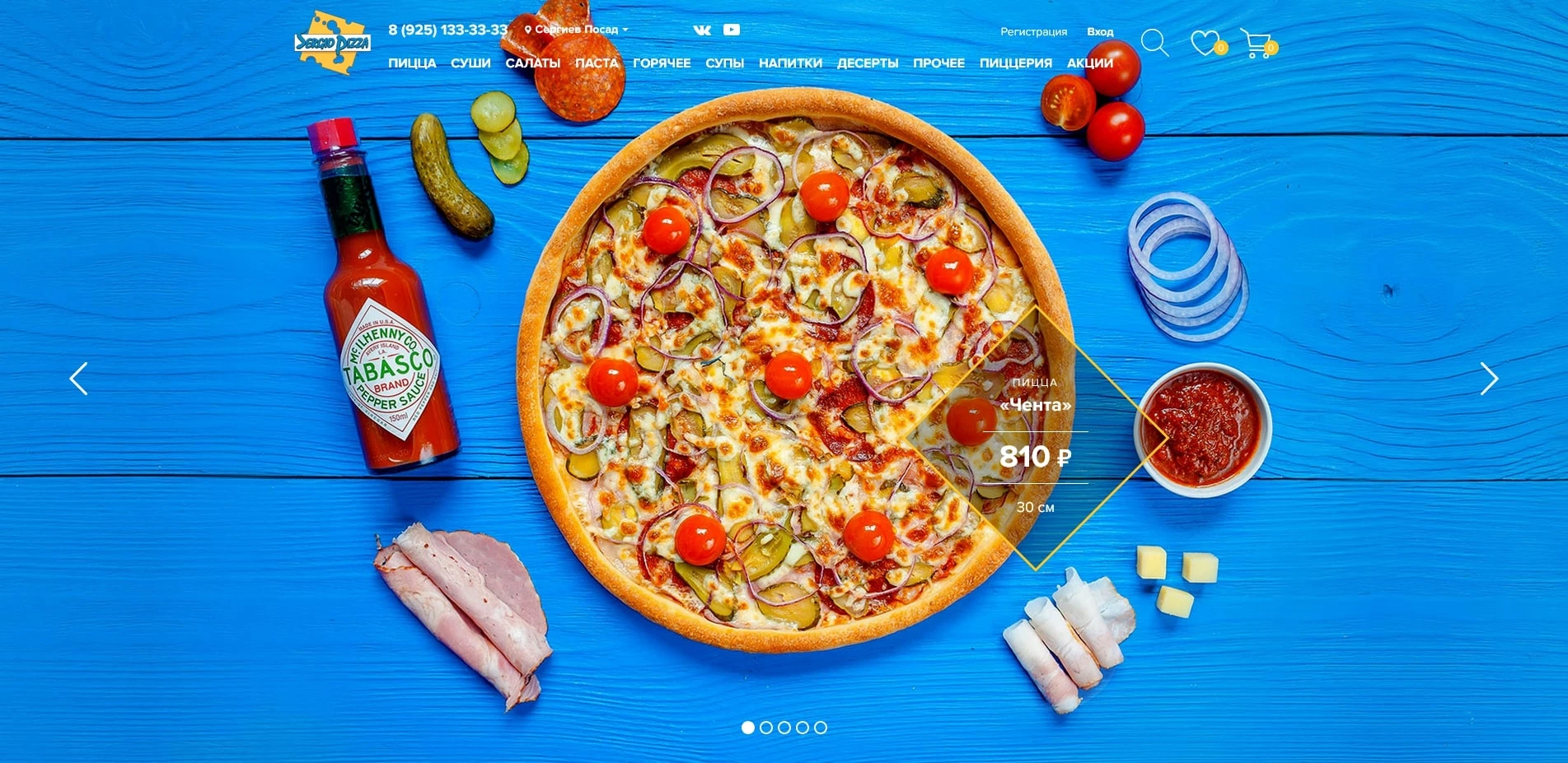 Промокоды серджио пицца