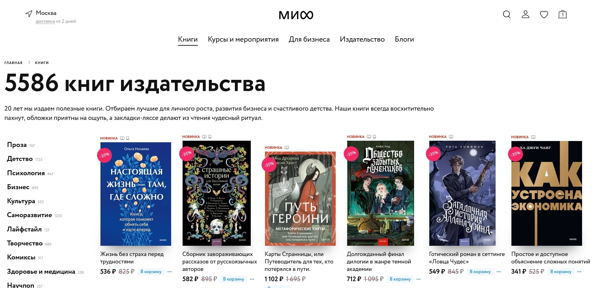 издательство миф