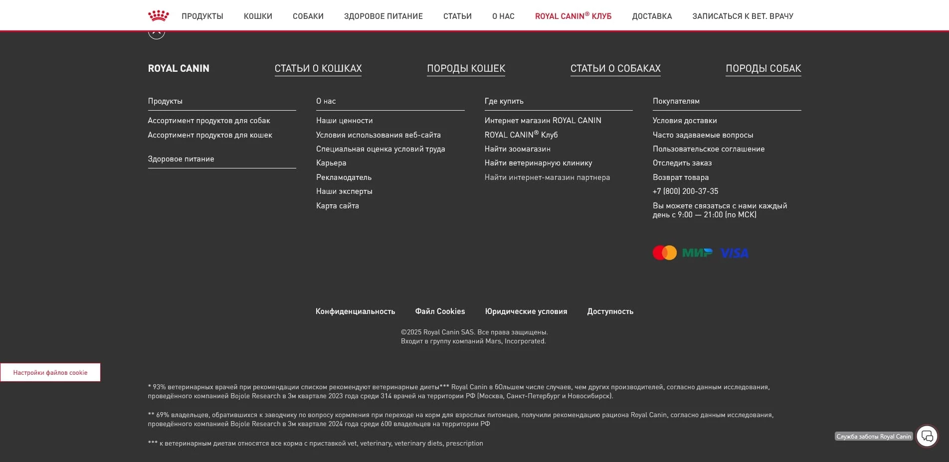 промокоды роял канин
