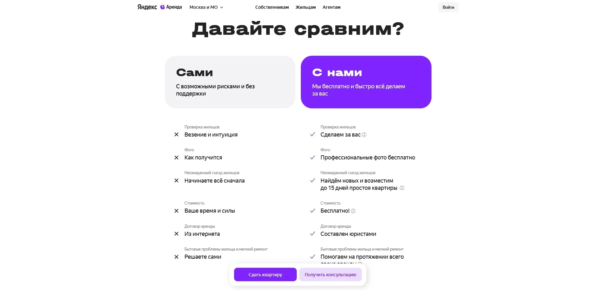 Яндекс Аренда